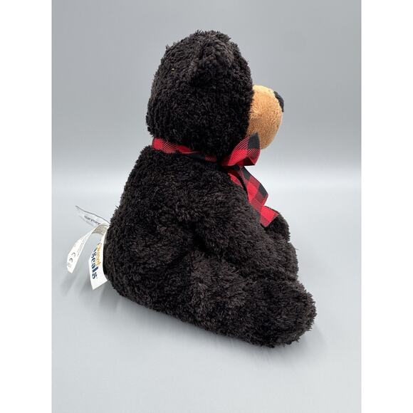 Mary Meyer Sweet Rascals Black Bear Floppy Plush In Scarf 8” Stuffed Animal - Picture 6 of 10